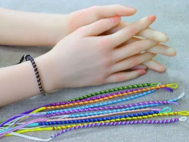 Pulseras Bordadas Artesanales De Moda Unisex