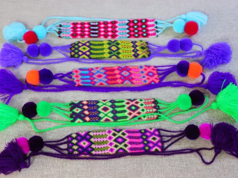 Cinto Para Sombrero Toquilla Mujer Bordado Artesanal