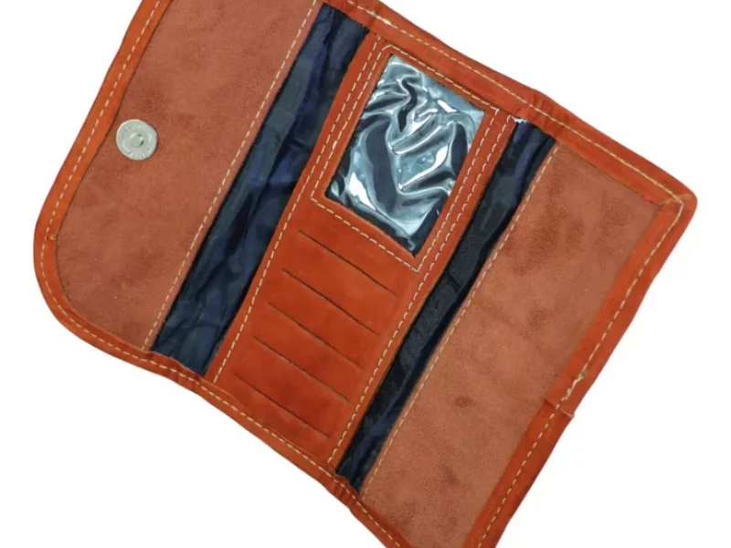 Carteras De Piel Para Dama Billeteras Bordadas Artesanal