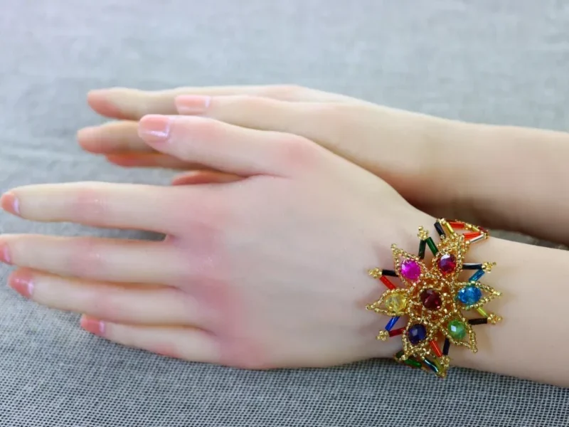 Pulseras De Cristal Chaquira Artesanal Pulseras De Moda