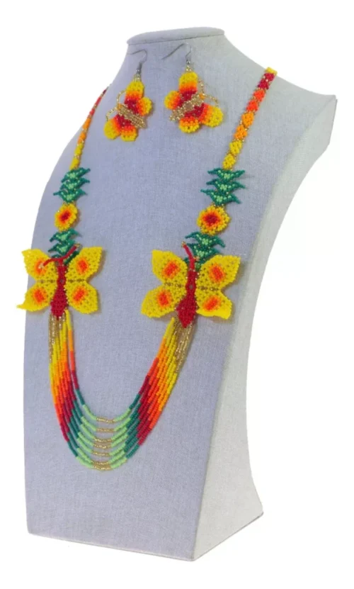 Set Collar De Mariposa