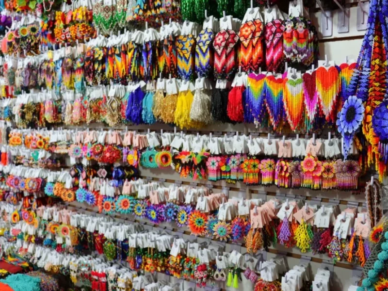 Aretes Tejido Artesanal