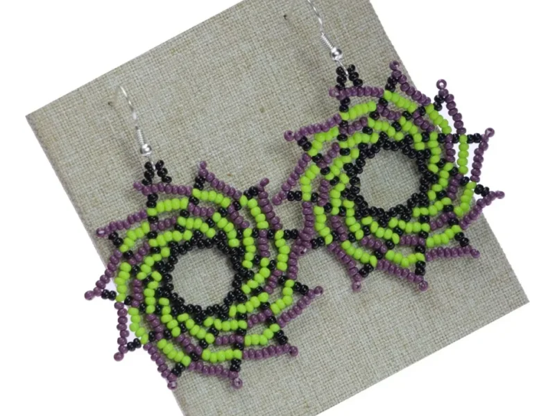 Aretes Colgantes De Ruletas