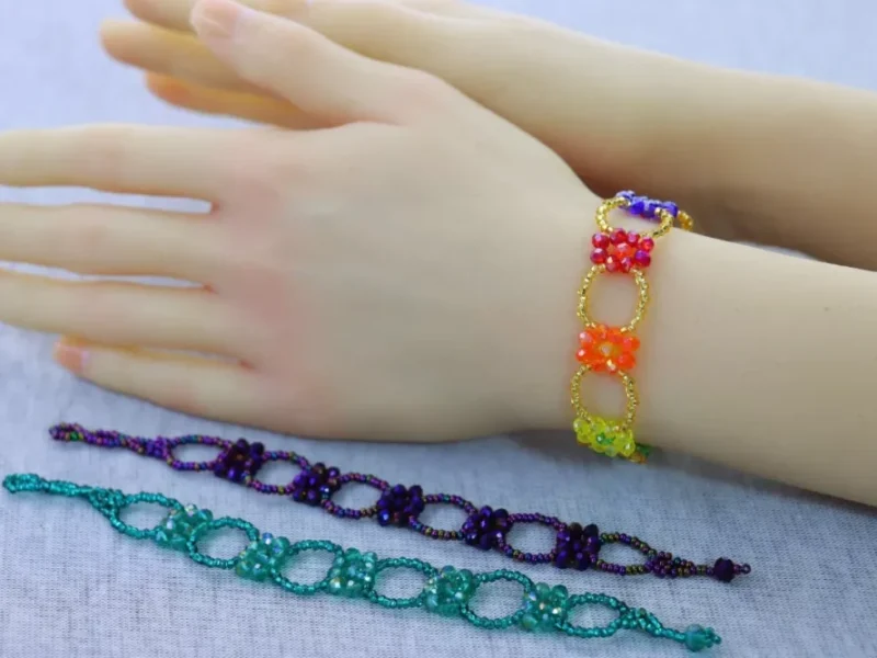 Pulsera De Cristal De Chaquira Pulsera Artesanal De Moda
