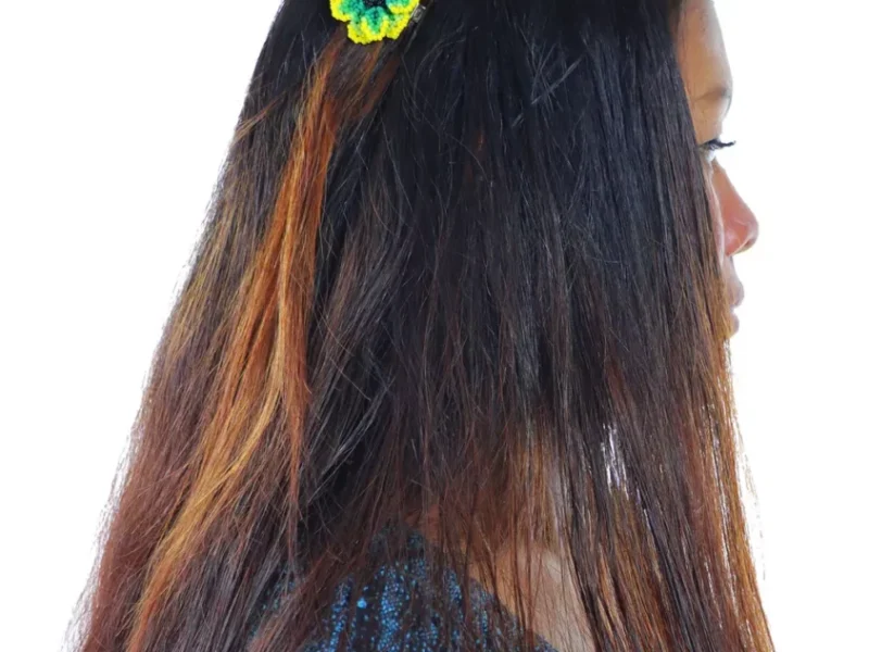 Pack 2 Broches Para Cabello De Flor