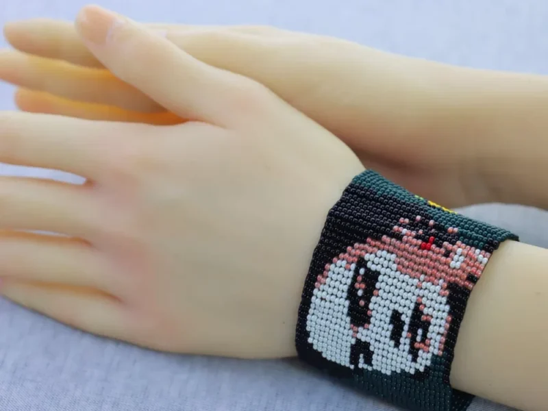 Pulsera De Frida Kahlo Pulsera De Chaquira Arte Huichol
