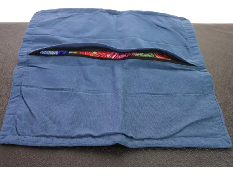 Funda Para Cojin Bordadas De Colores Artesanal