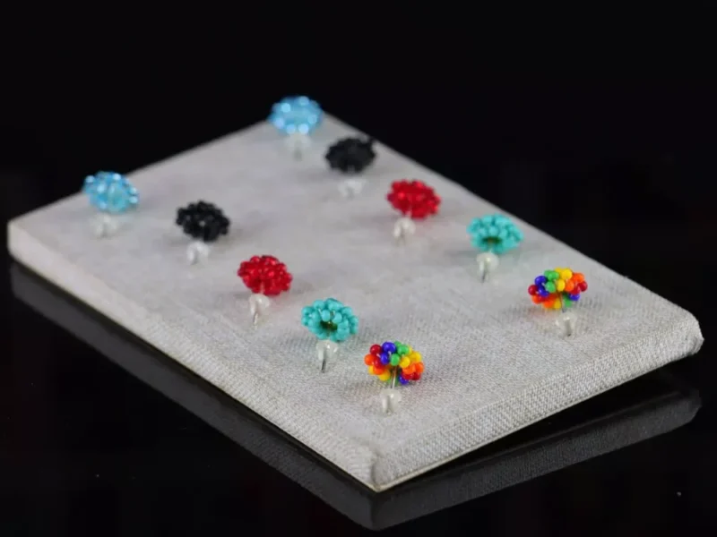 Aretes De Chaquira Broqueles Artesanales De Moda