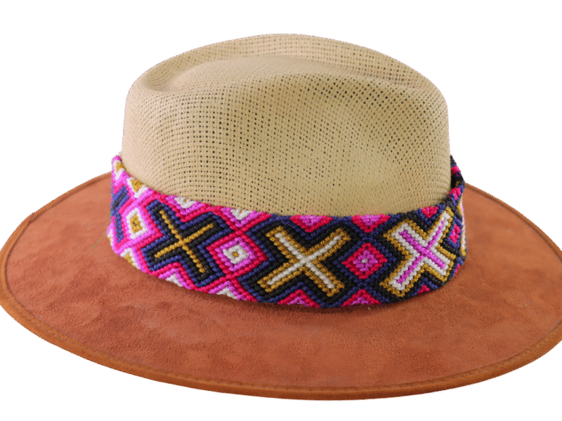 Toquilla Para Sombrero Cinto Tejidas De Colores Artesanales