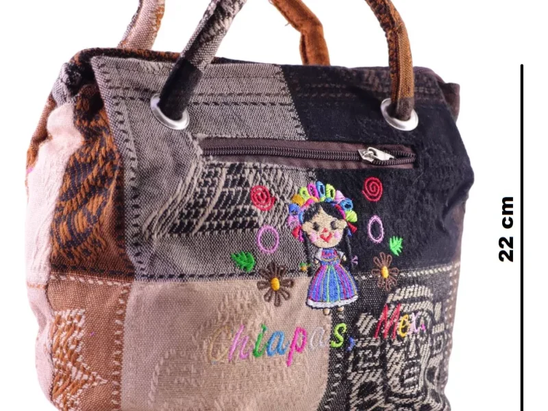 Bolso De Mano Con Monedero Artesanal