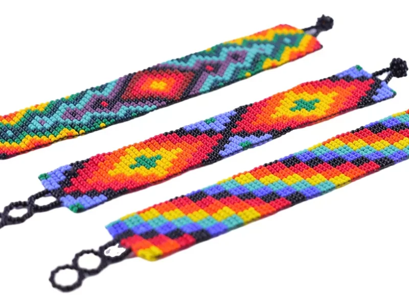 Pulseras Unisex Arte Huichol Pulseras De Moda Regalo