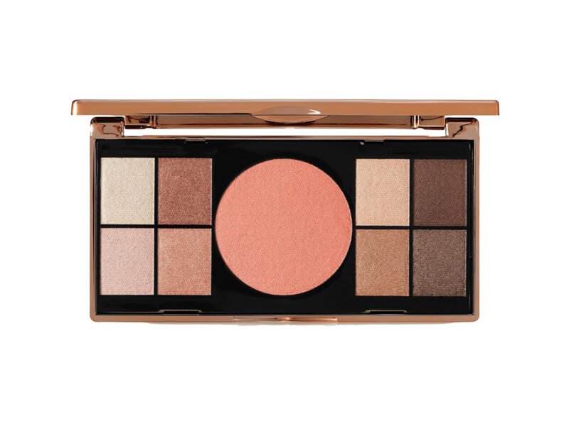 Matte & Shimmer Palette, Metallic High Pigmented, Mirror Compact