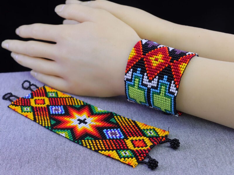 Pack 50 Pulseras De Chaquira Pulseras De Cuentas Huichol