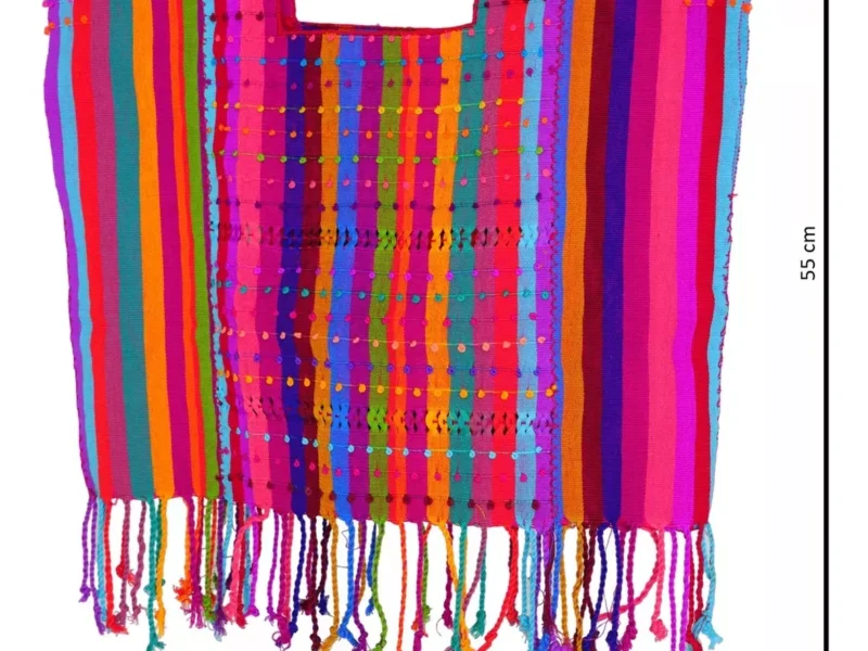 Blusa Huipil Telar Nuditos De Colores Blusa De Moda Artesanal