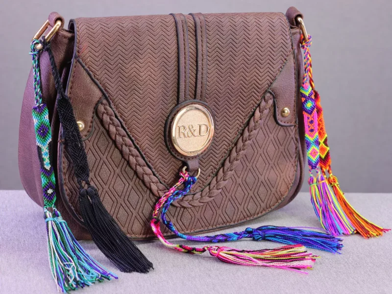 Lote De 12 Llaveros Tejidas De Colores Llavero Colgante Artesanal