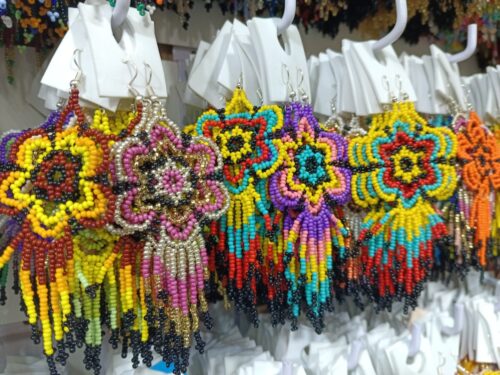 Set De 12 Pares De Aretes De Colores Aretes De Mostacillas