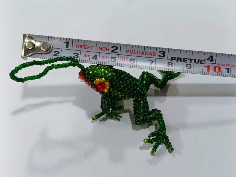 Llavero De Ranita Colgante Adorno De Mostacillas