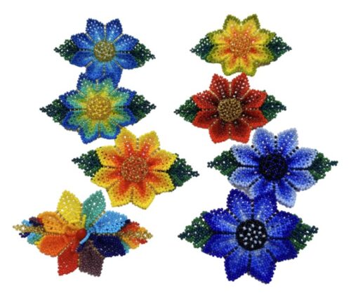 Pack De 12 Broches Para Cabello Broches De Flor Chaquira