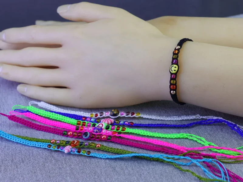 12pzs Pulseras Tejidas Artesanal Pulseras De Moda Regalo