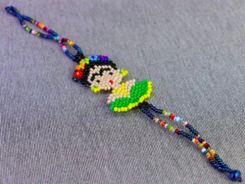 Pulsera De Frida Kahlo De Chaquira