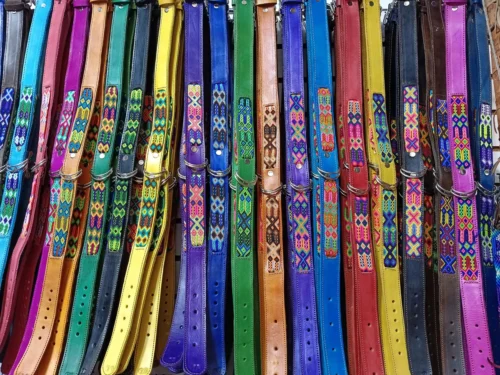 Collares Para Perros 50/55 CM Collar De Piel Bordados Artesanal - Image 5