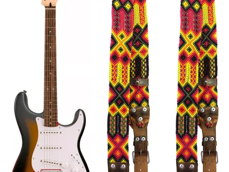Pack De 12 Correas Para Guitarra Correas De Piel Bordados Artesanal