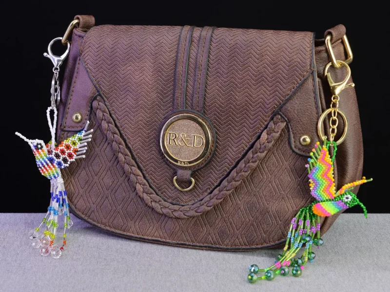 Llaveros De Chaquira Pajaro Colibri Llaveros De Moda Regalo