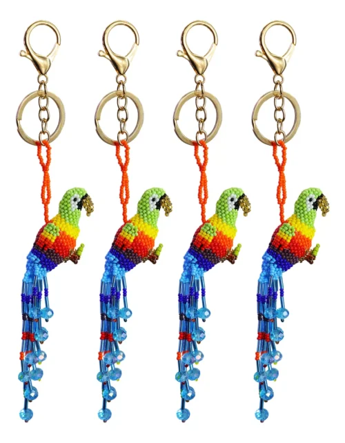 Llaveros De Chaquira Guacamaya Artesanal Llaveros De Moda - Image 3