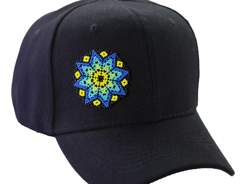 Gorra Unisex Estrella De Chaquira Gorra De Moda Artesanal