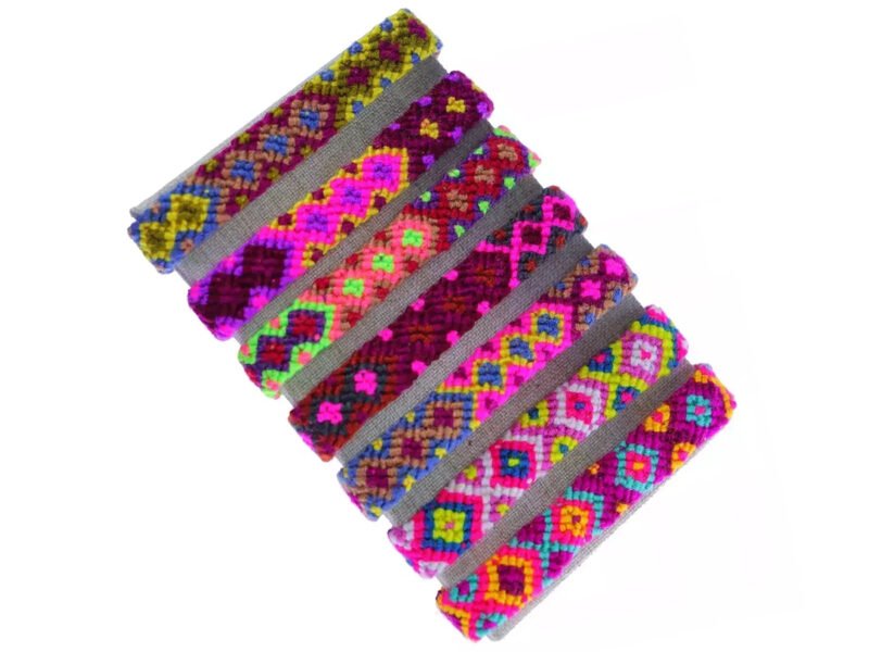 Pulseras Bordadas Artesanal Unisex Pulseras De Moda Regalo