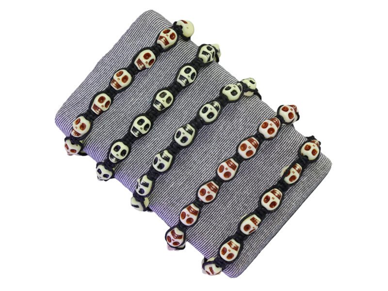 Pulseras De Hueso Calavera Pulseras Artesanales