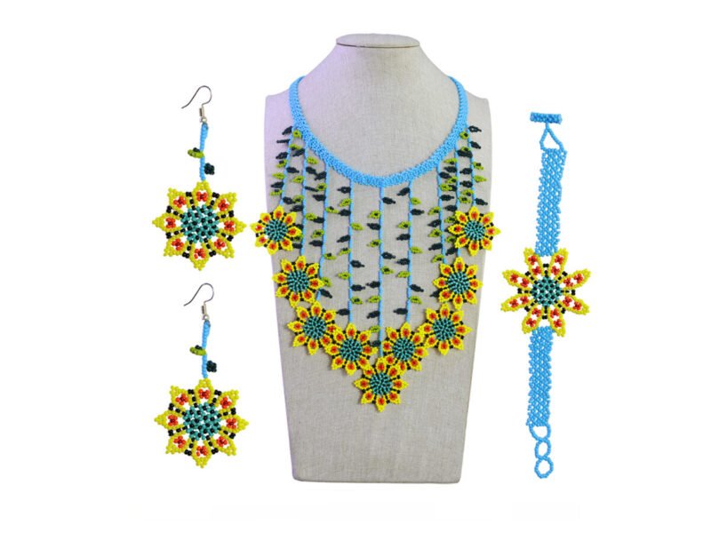 Set Collar De Florecitas De Moda Collar Cascada Floral