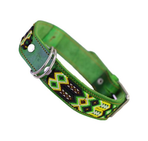 Collares Para Perros 50/55 CM Collar De Piel Bordados Artesanal - Image 2