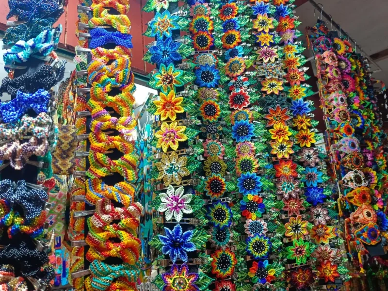 Broches De Flor Chaquira Pasador Para Cabello De Moda