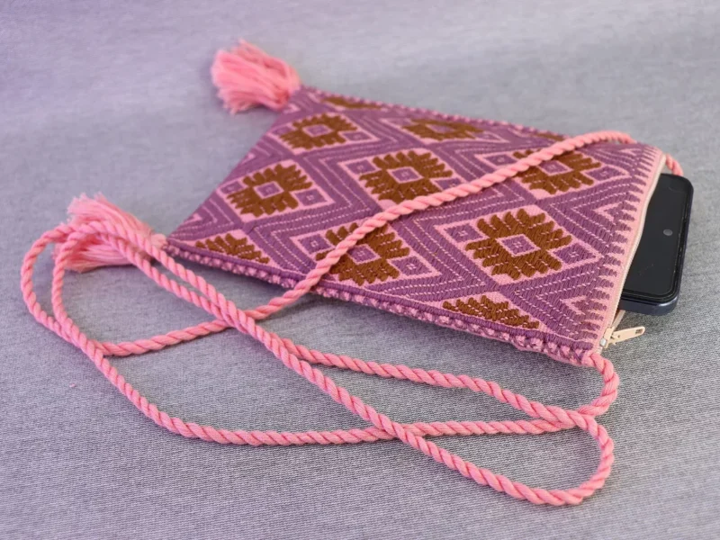 Bolsa De Telar Porta Celular De Moda Para Dama