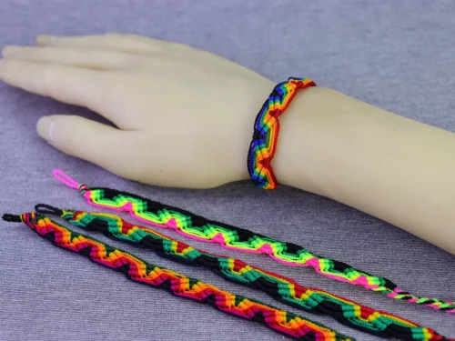 Pulseras Bordadas Zigzag Pulseras De Moda Unisex - Image 2