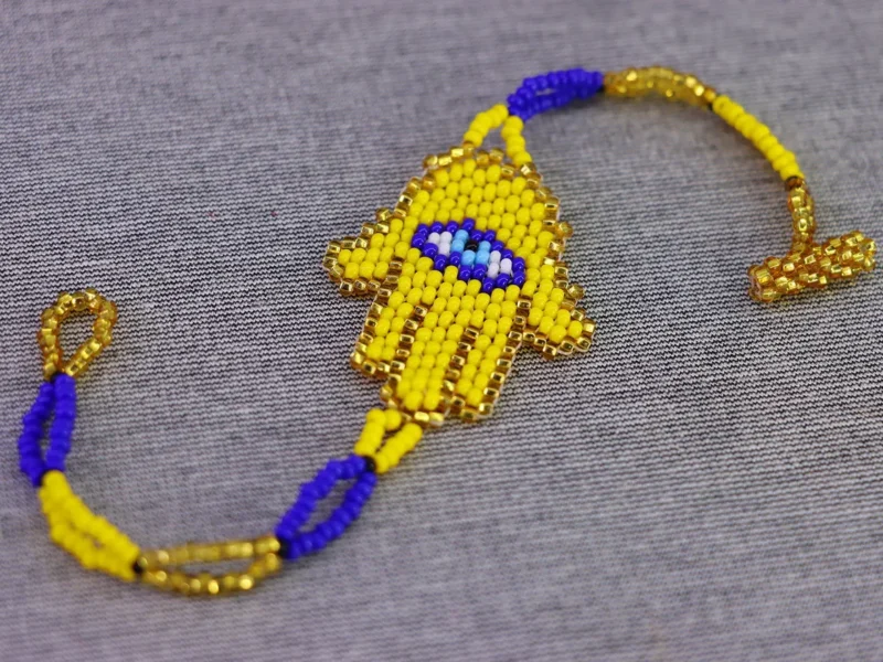Pulseras De Chaquira Diseño De Mano Pulsera De Moda