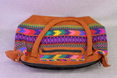 Bolsa De Mano Para Dama Bolsa De Gamuza Bordado De Moda - Image 3