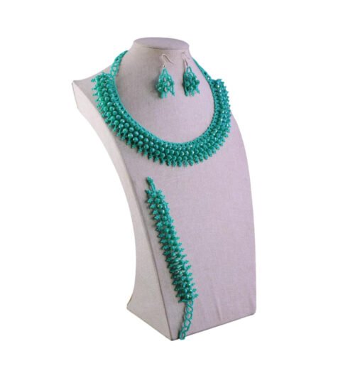 Set Collar De Chaquira Cristal Collar Gargantilla De Moda Regalo - Image 2