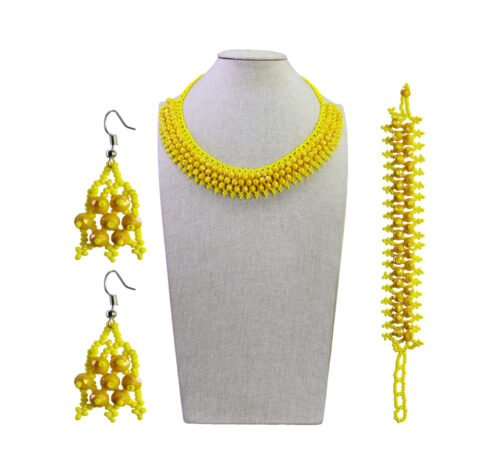 Set Collar De Chaquira Cristal Collar Gargantilla De Moda Regalo