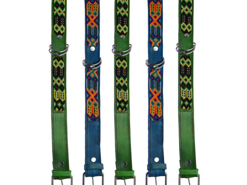 Collares Para Perros 50/55 CM Collar De Piel Bordados Artesanal