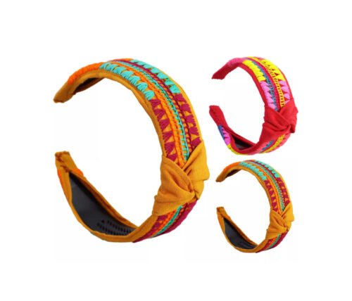 Diademas Bordadas A Mano Diademas De Moda Artesanal
