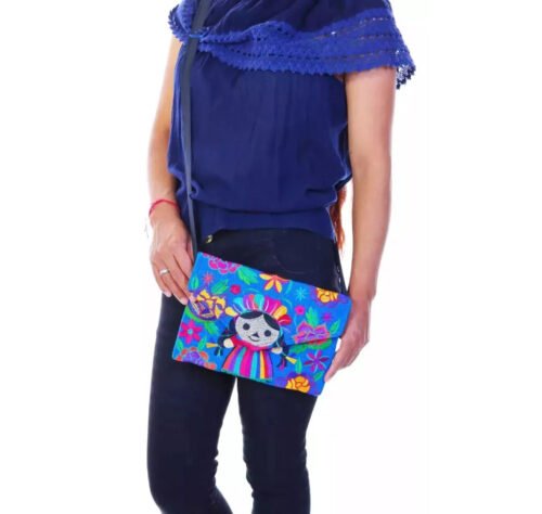 Bolsa Carteron Bordado Floral Bolso Para Dama De Moda - Image 2