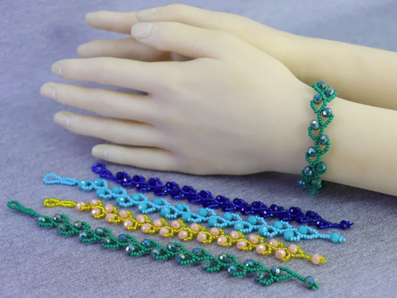 Pulseras De Cristal Chaquira Pulseras De Moda Para Mujer