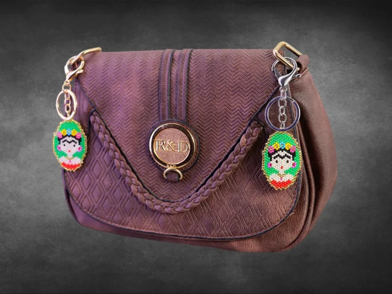 Llaveros De Frida Kahlo De Chaquira Artesanal Hecho A Mano