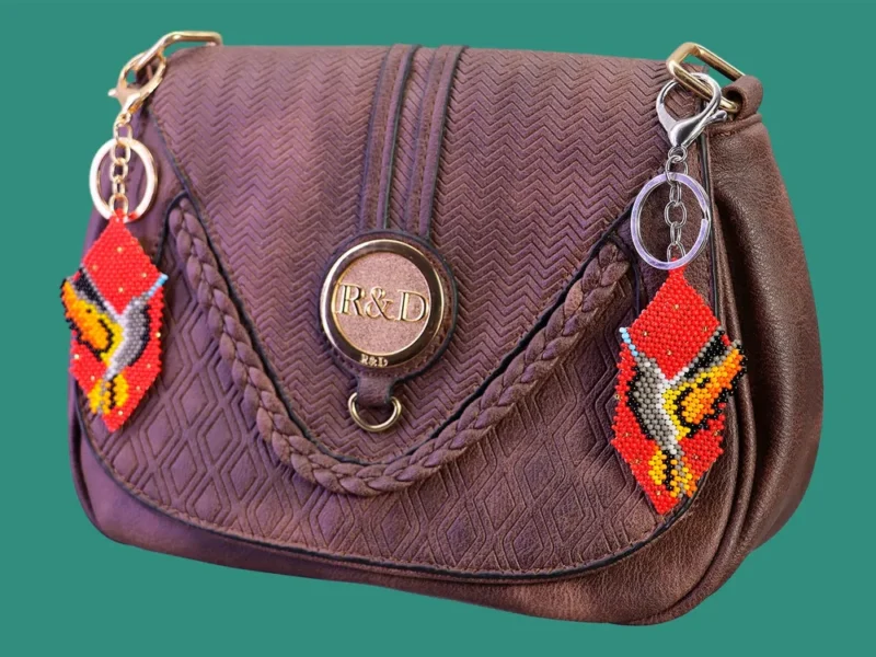 Llaveros De Colibri Hechos A Mano Decoración Artesanal Para Bolsos