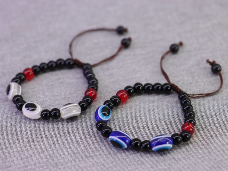 Pulsera De Ojo Turco Artesanal Pulsera De Moda