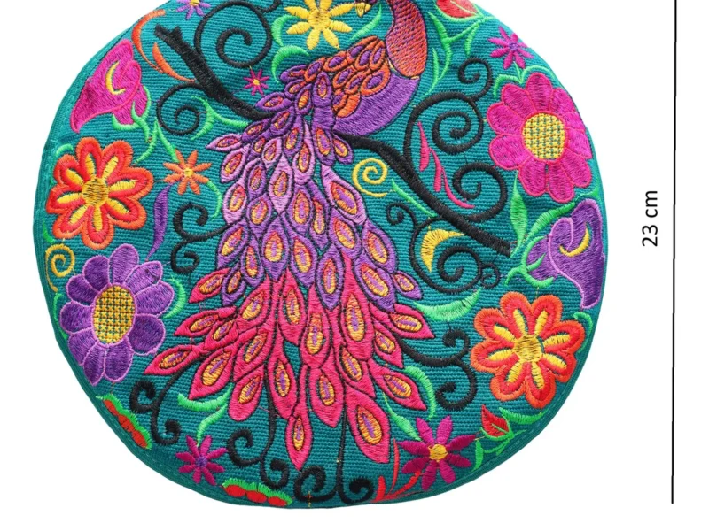 Tortillero Bordado Floral Artesanal