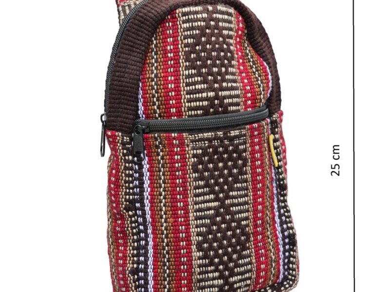 Pechera Mariconera Mochila Cruzada Moda Unisex Artesanal