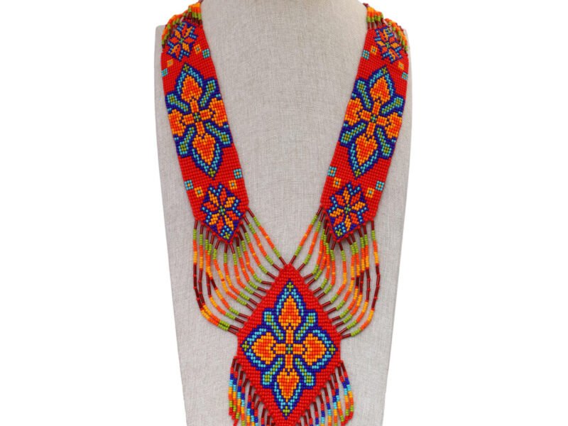 Collar Largo De Chaquira Collar De Cuentas De Colores